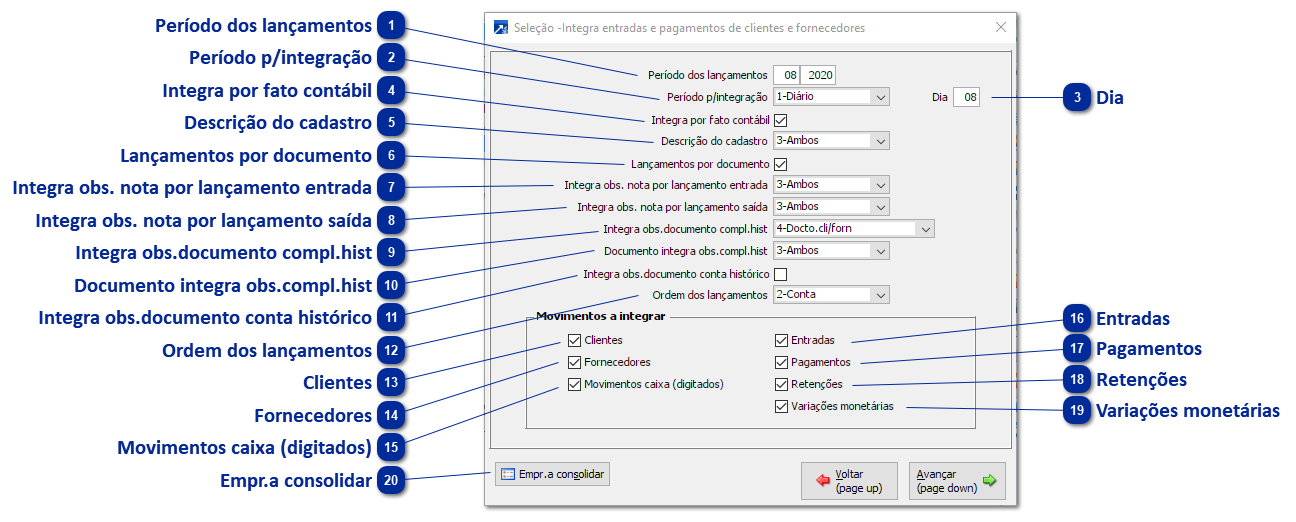 Integração Contábil