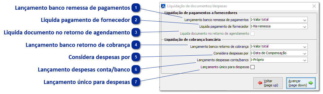 Liquidação de Documentos
