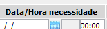 8. Data/Hora necessidade