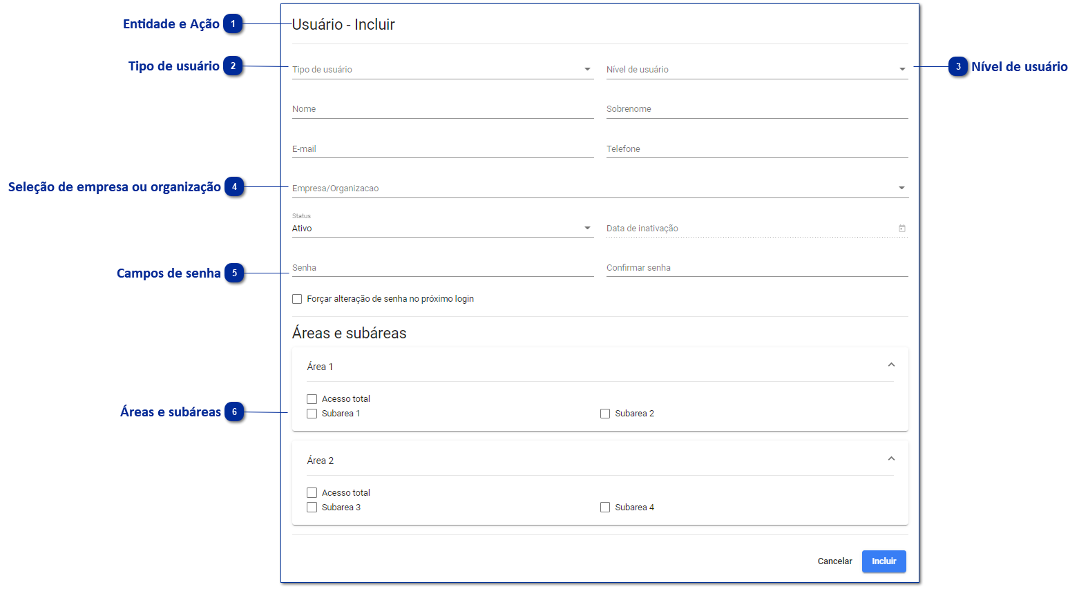Manutenção de Usuário