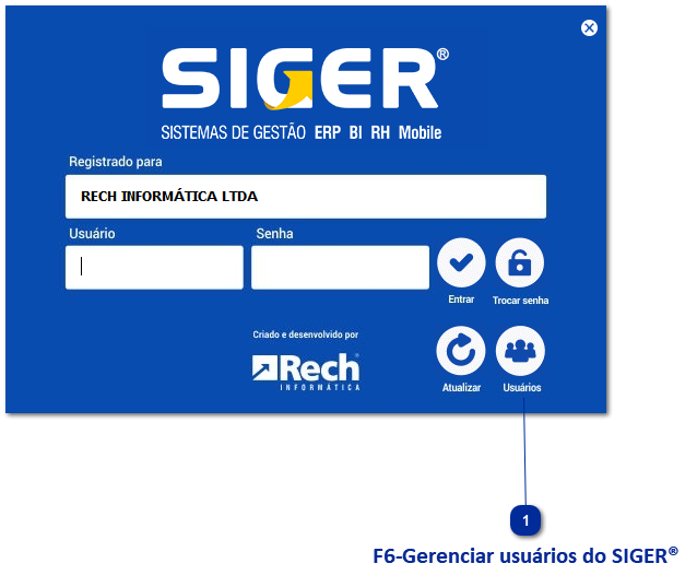 Manutenção de Usuários