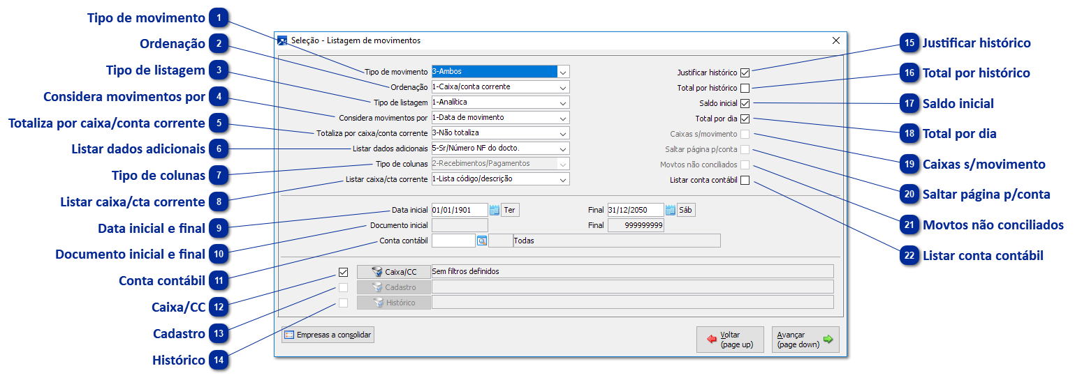 Movimentos de Caixa - 3.4