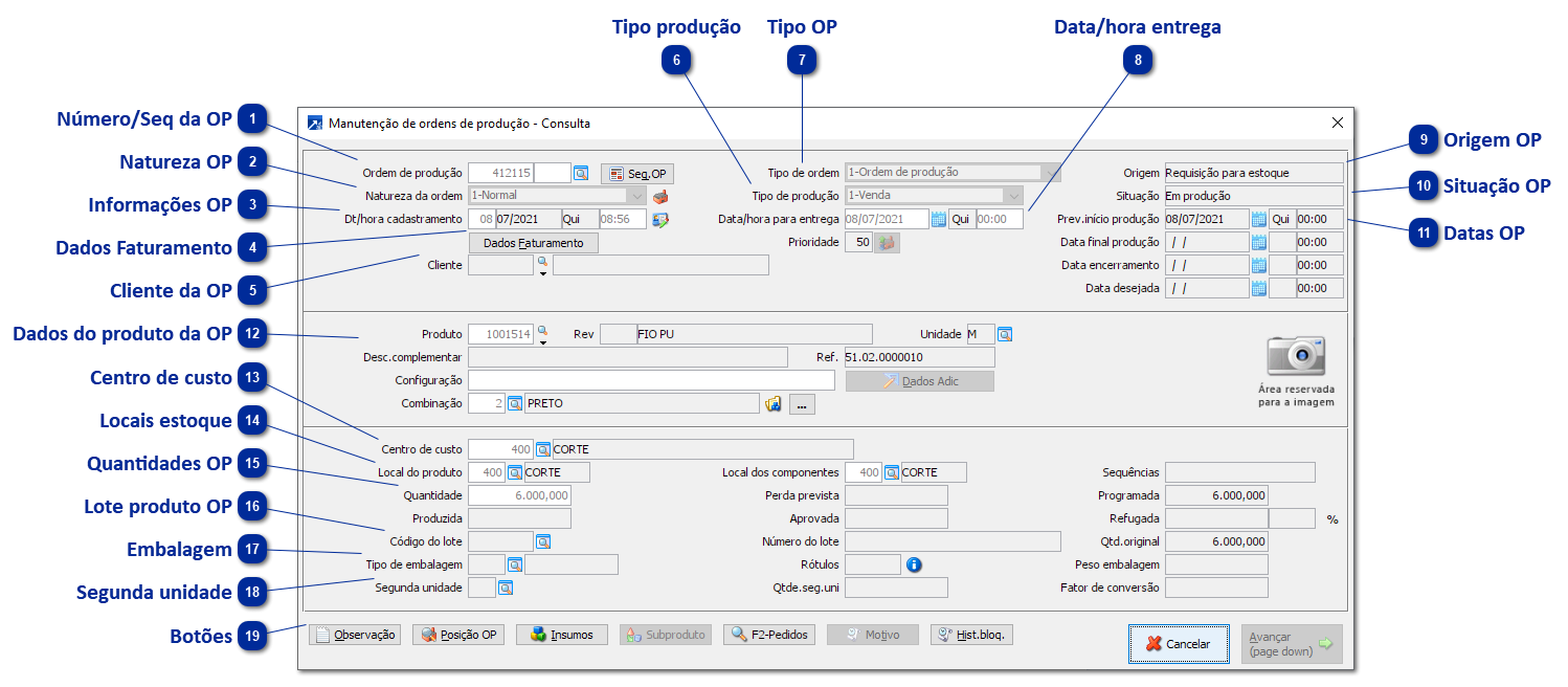 Ordens de Produção