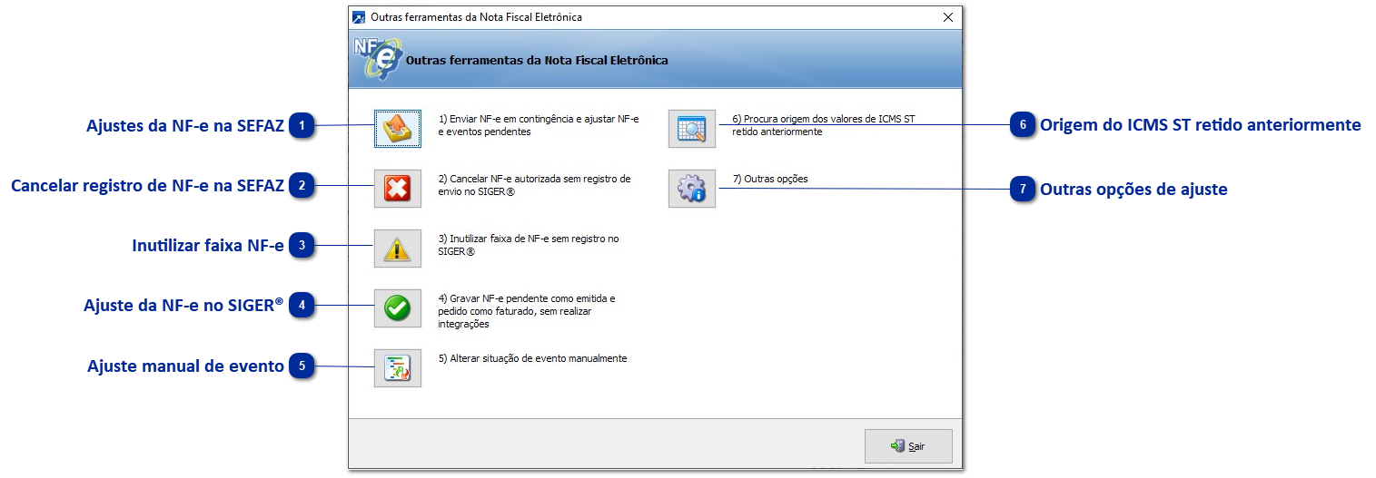 Outras Ferramentas da NF-e