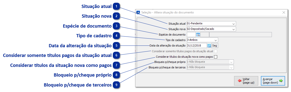 Situação de Documentos