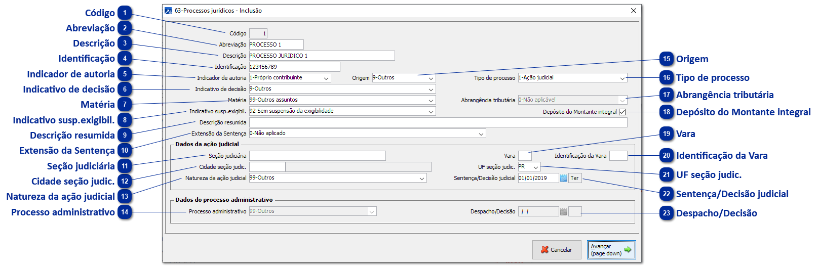 63 - Processos Jurídicos