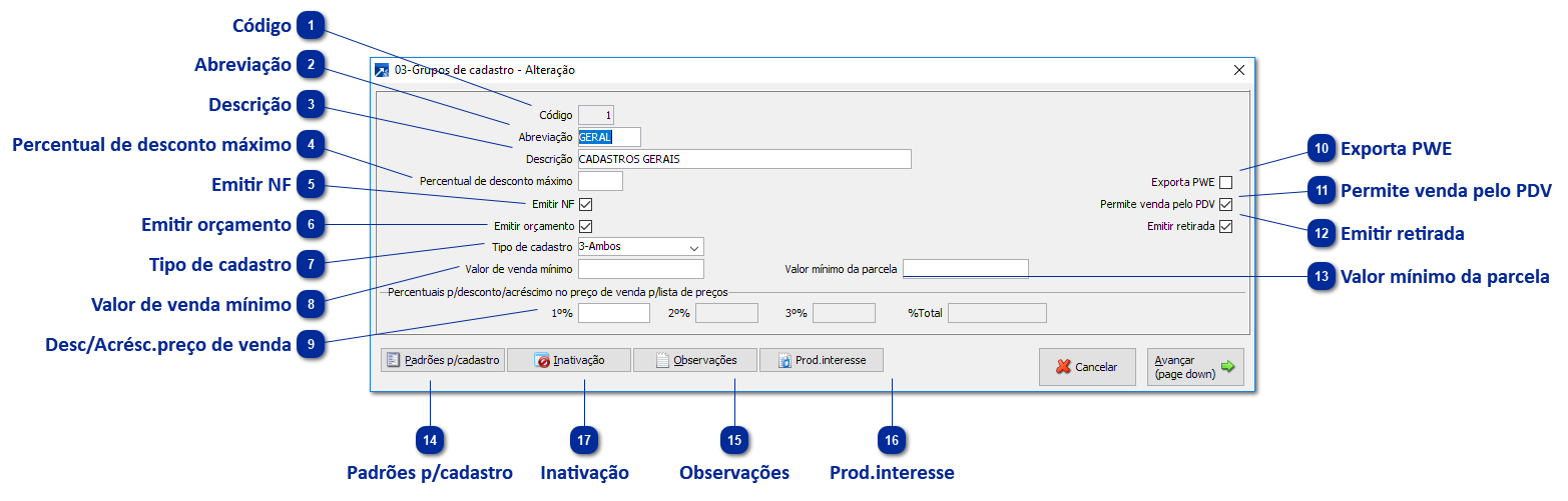 03 - Grupo de Cadastro