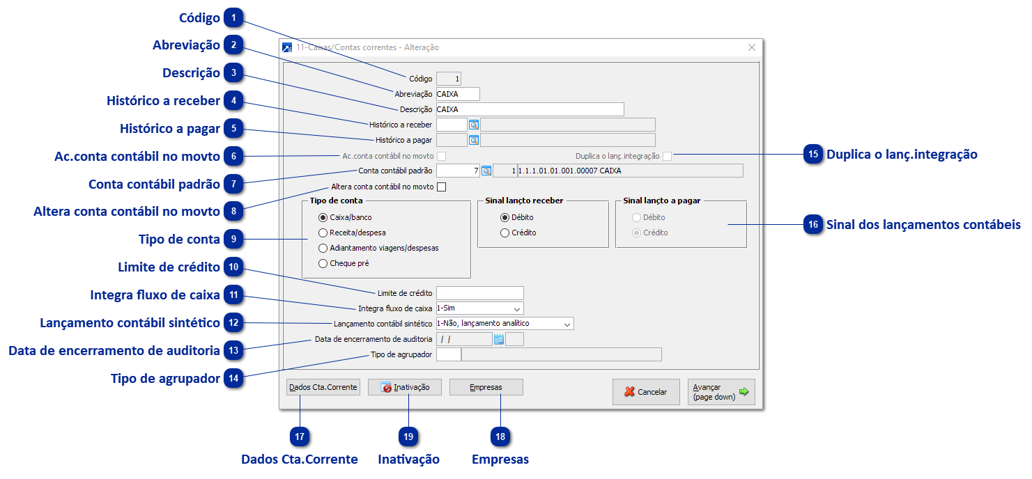 11 - Caixa/Conta Corrente