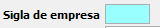 4. Sigla de empresa