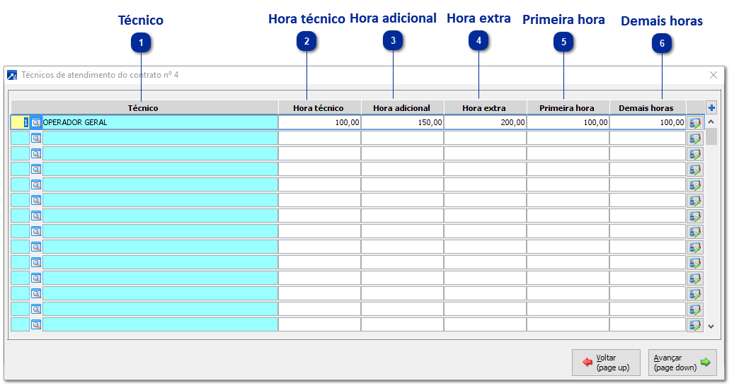 Técnicos de Atendimento