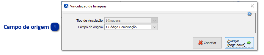 Vinculação de imagens formulação/combinação