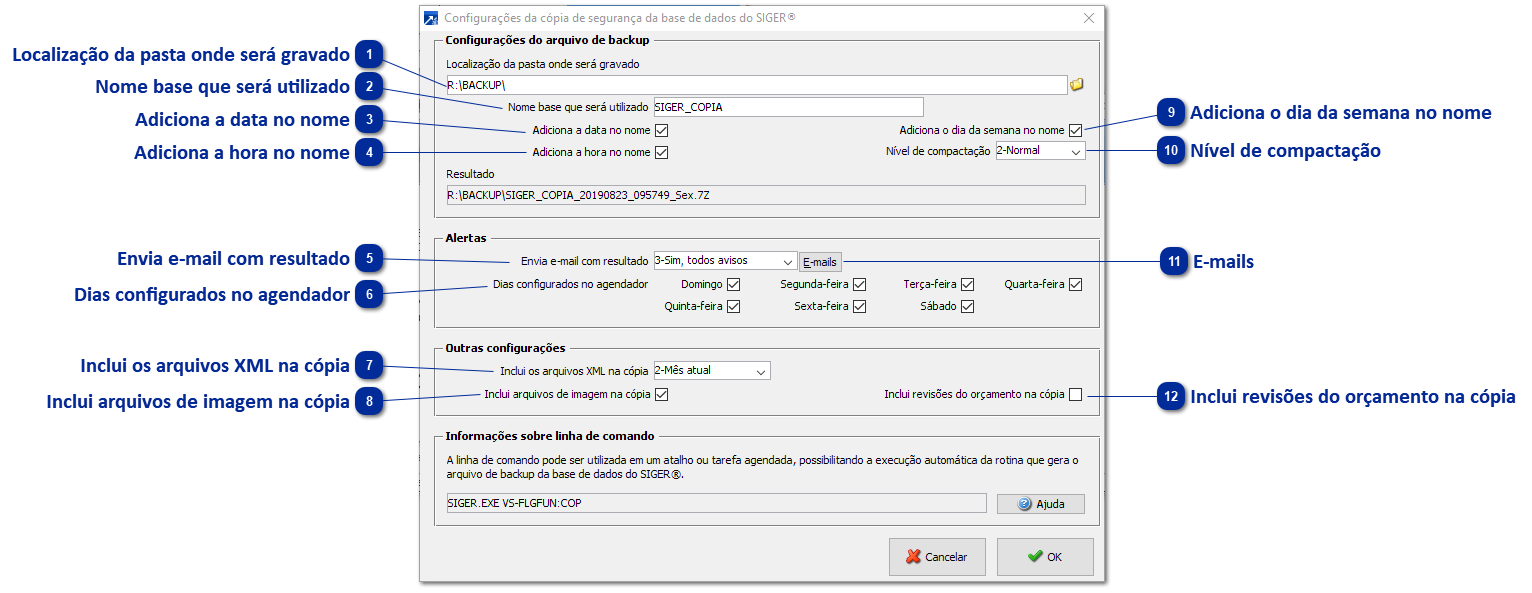 Backup do SIGER®