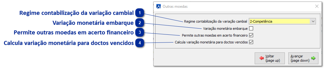 Configurações