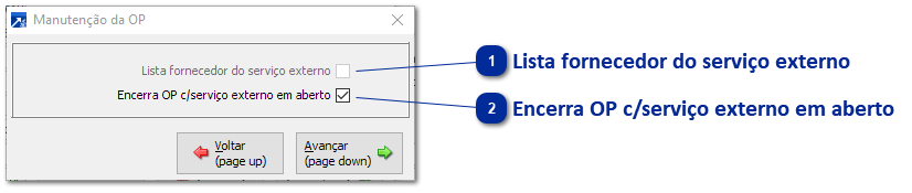 Configurações da Empresa - OP