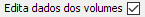 23. Edita dados dos volumes