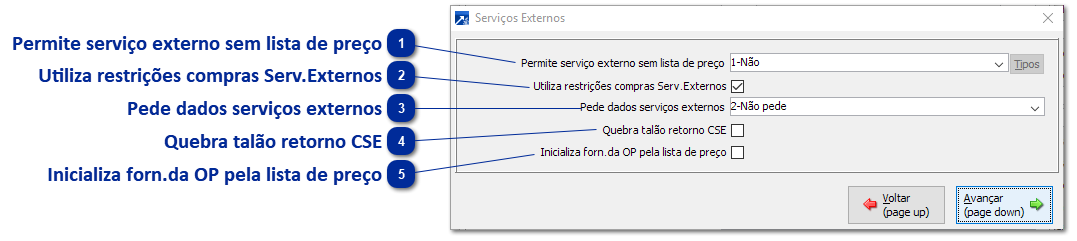 Configurações do Sistema