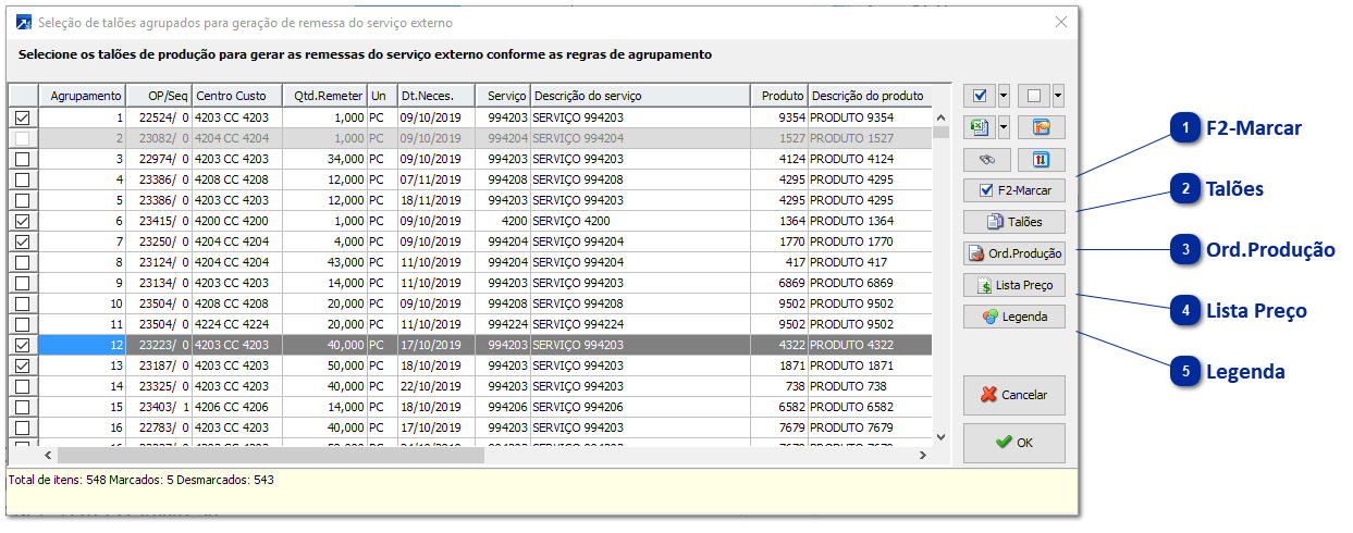 Geração de Remessa Agrupada