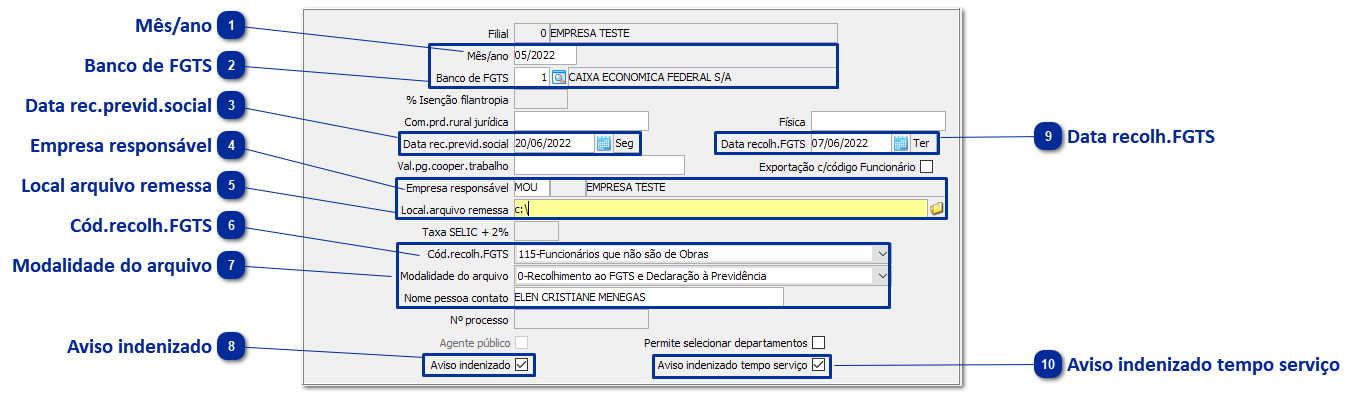 Geração SEFIP/GRRF