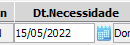 10. Data da necessidades do produto