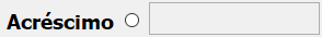 3. Acréscimo