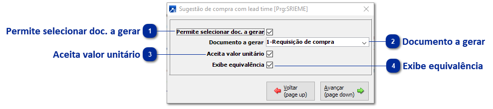 Parâmetros
