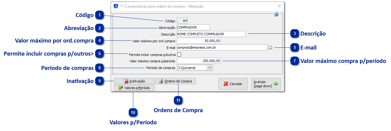 17 - Comprador Ordem de Compra