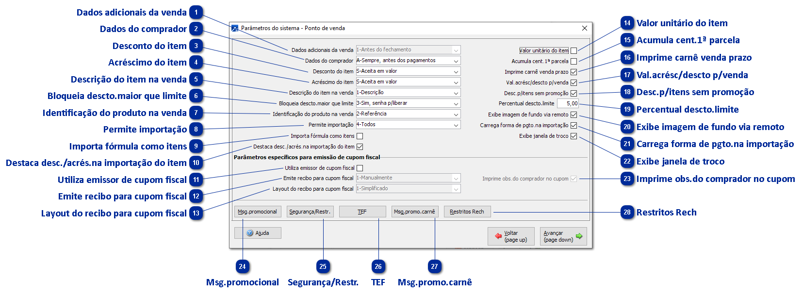 Configurações Gerais