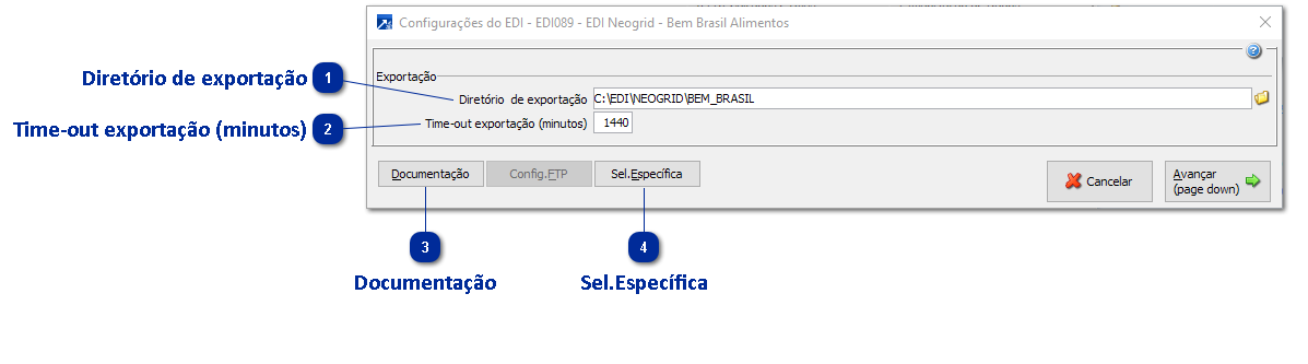 Configurações