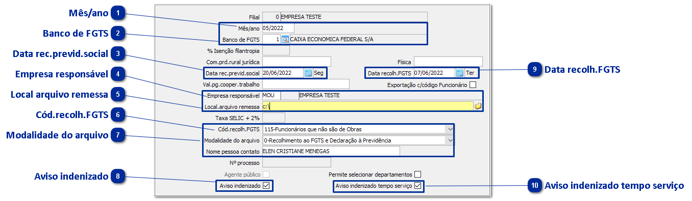 Geração SEFIP/GRRF