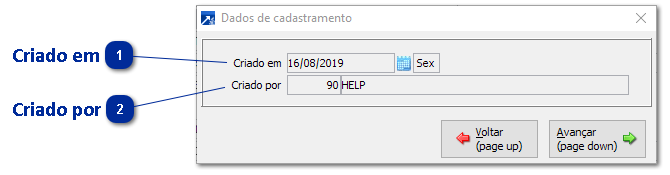 Informações Cadastrais