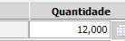 9. Quantidade solicitada