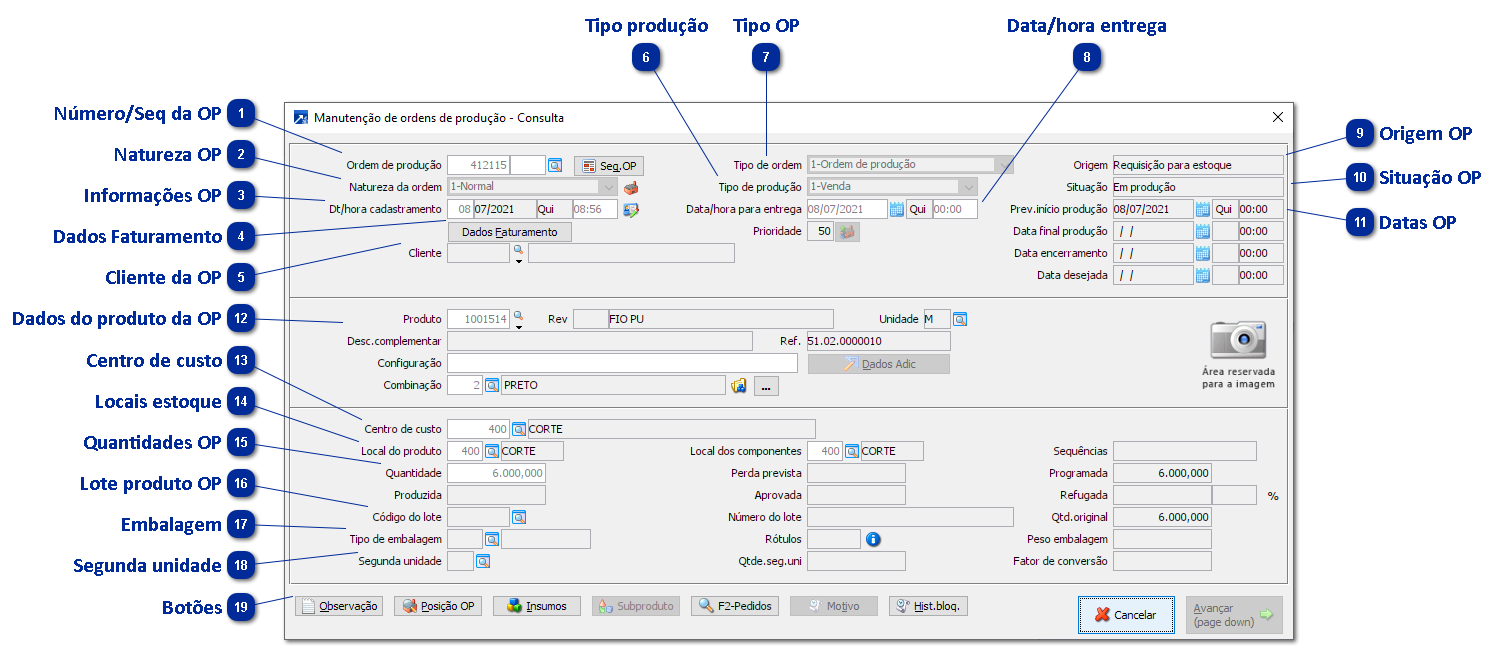 Ordens de Produção