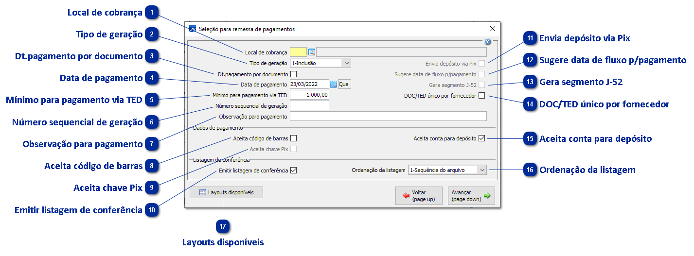 Remessa de Pagamento