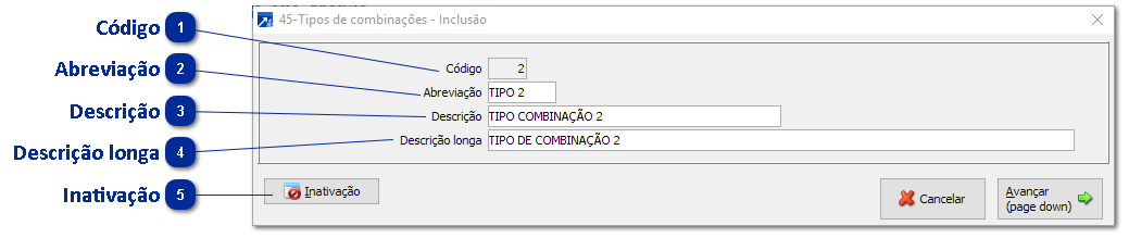 45 - Tipos de Combinações