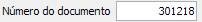 2. Número do documento