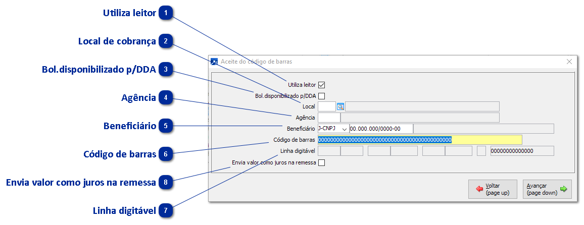 Aceite do Código de Barras