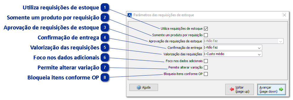 Configurações do Sistema