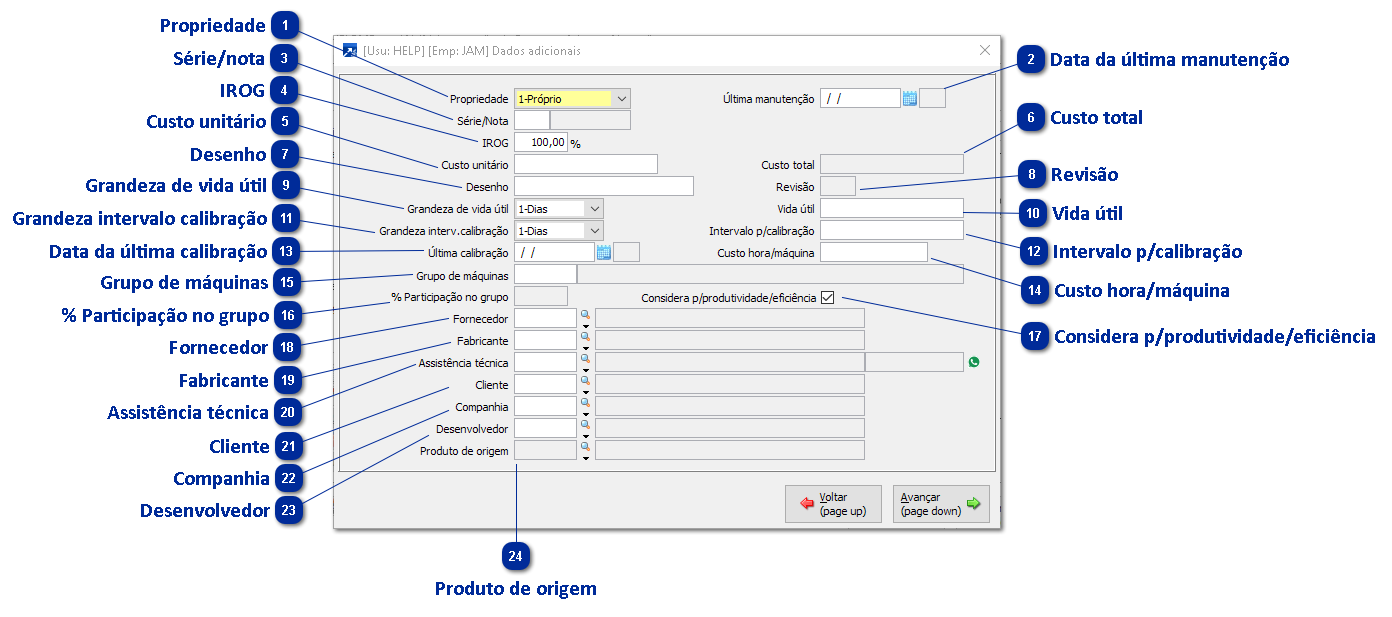 Dados Adicionais - Recurso
