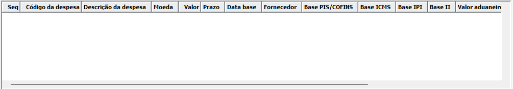 15. Grid c/seq. de despesas confirmadas