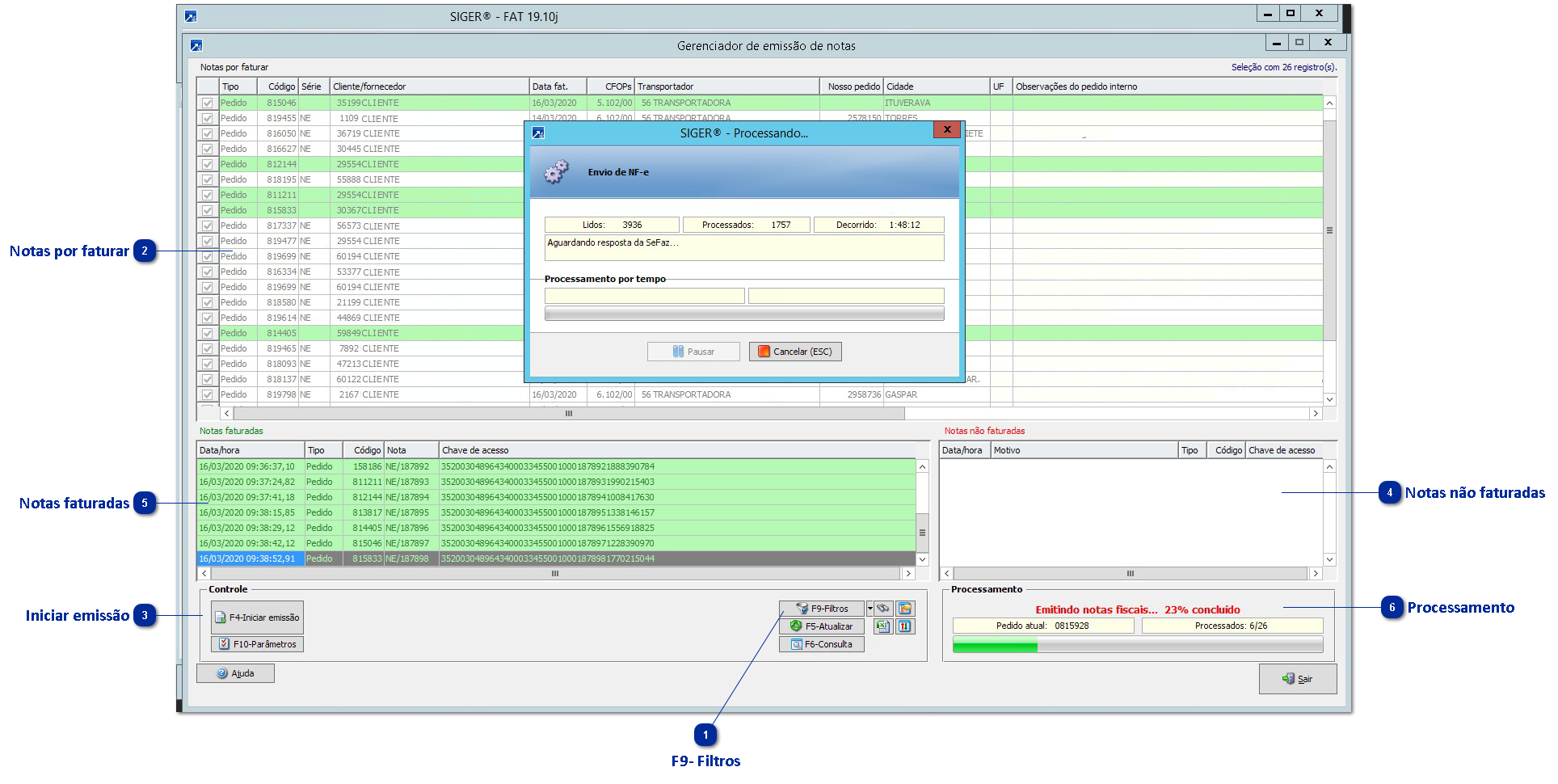 Emissão Automática de Notas