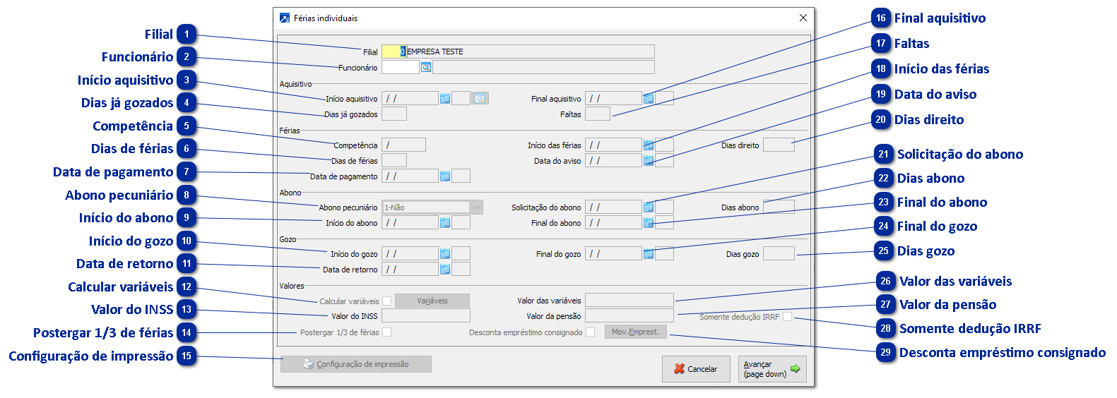 Férias Individuais/Coletivas