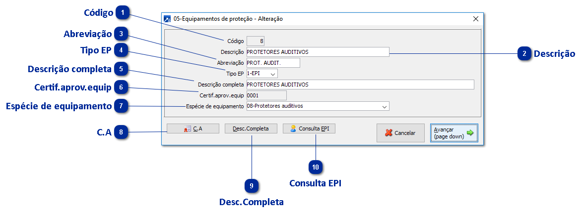 Equipamentos de Proteção Individual e Coletivo