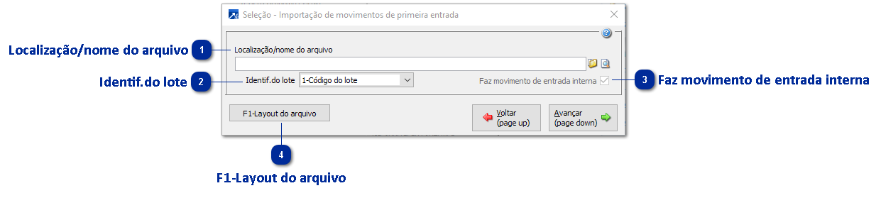 Importando Saldo de Produtos - Primeiro Movimento