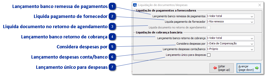 Liquidação de Documentos