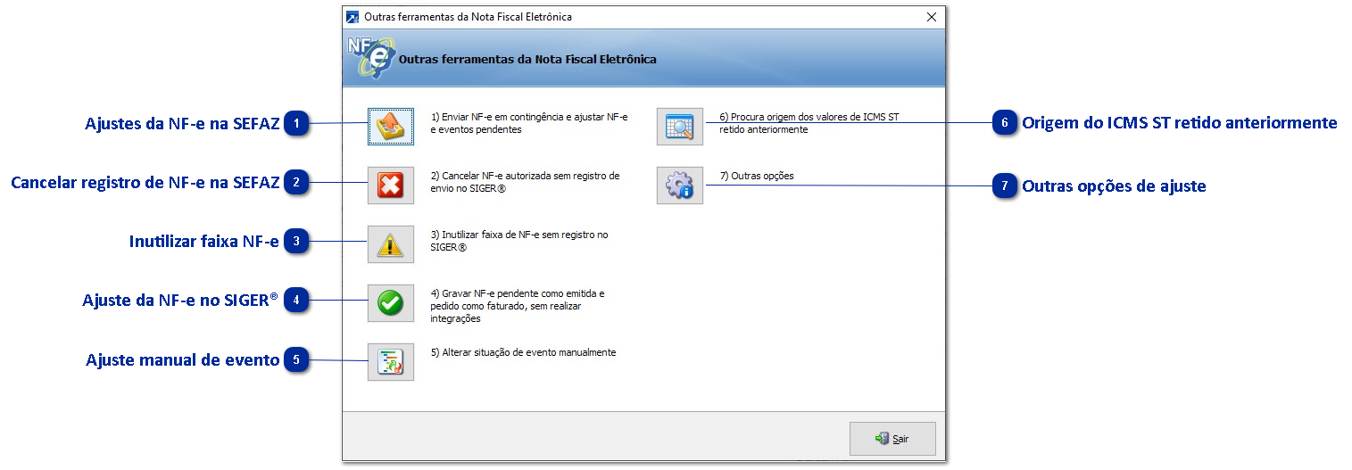 Outras Ferramentas da NF-e