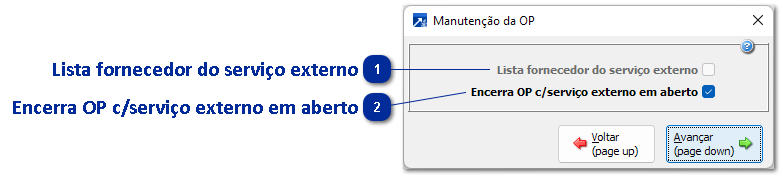 Configurações da Empresa - OP
