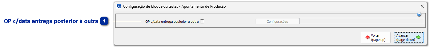 Apontamento Produção
