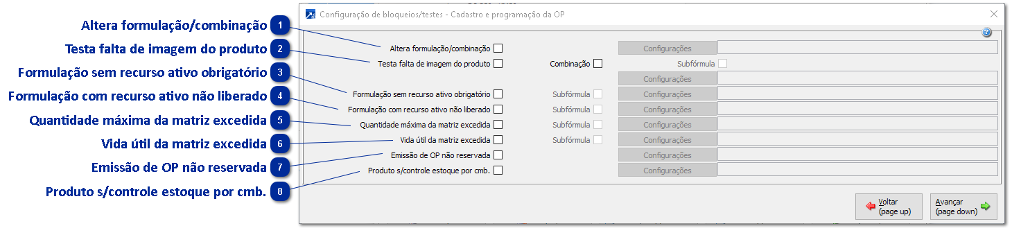 Cadastro/Programação