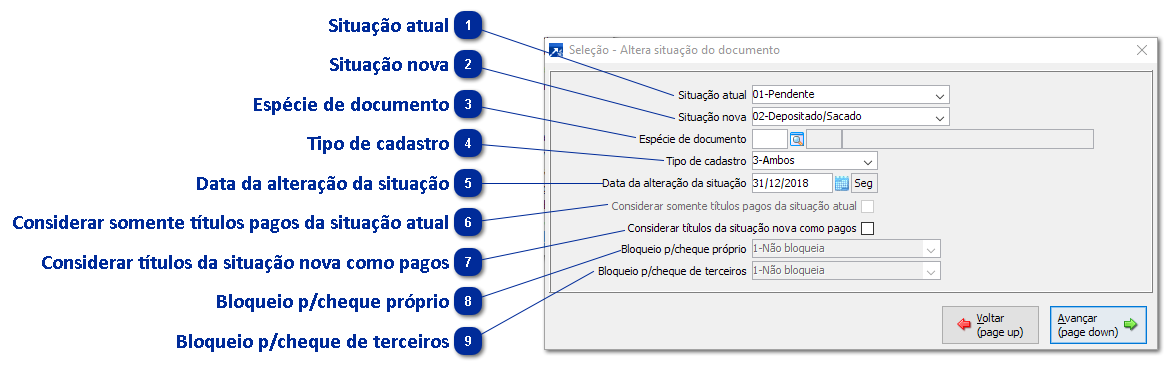 Situação de Documentos