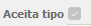 1. Aceita tipo